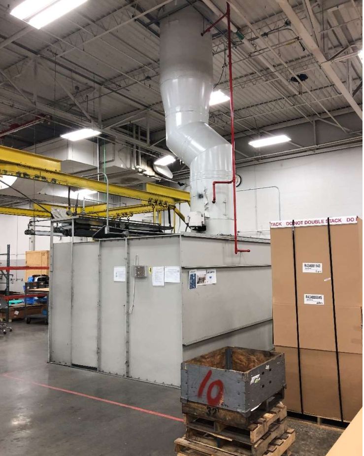 Paint Booth 12 Ft x 6 Ft x 7 Ft Tall, Machine ID: 8755